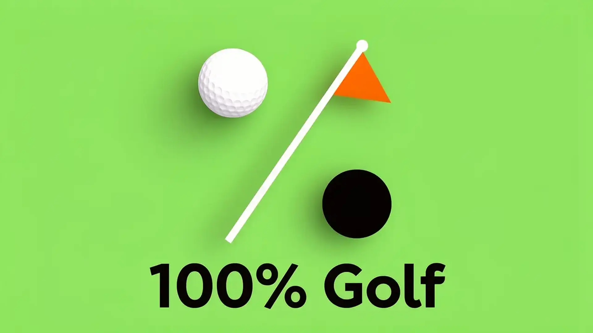 100% Golf - 创新极简高尔夫解谜 掌控力量，征服无限模式，磨练你的职业策略！ 游戏