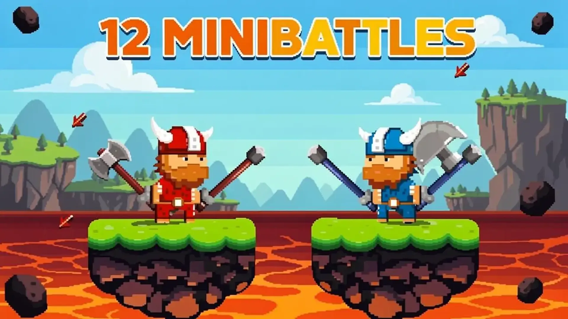 12 MiniBattles - 双人对决街机小游戏 与好友同屏激战，尽享混沌乐趣！ 游戏