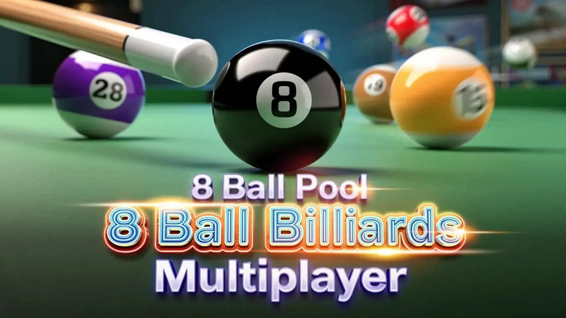 8 Ball Pool Billiards Multiplayer - 顶级3D桌球竞技：通过掌握精准物理与高级旋转技巧，与全球玩家实时对决，在掌中争夺8球冠军。 游戏