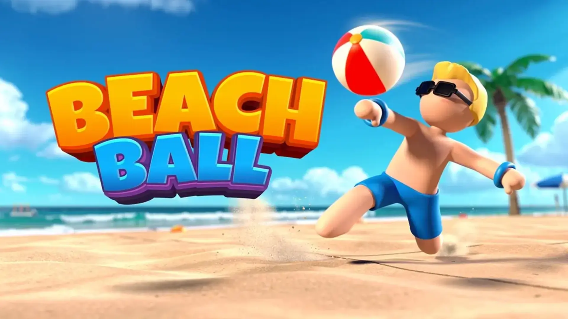 Beach Ball - 刺激1对1足排球在线竞技，免下载浏览器畅玩，用精准扣杀称霸沙滩！ 游戏