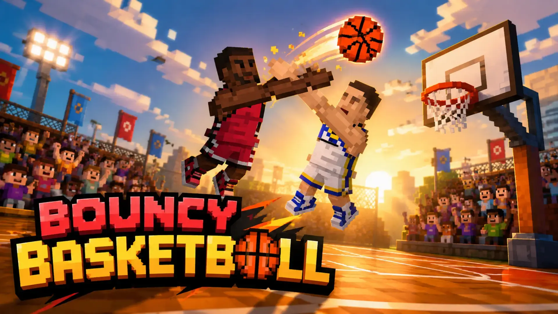 Bouncy Basketball - jeu de Basket arcade rétro et