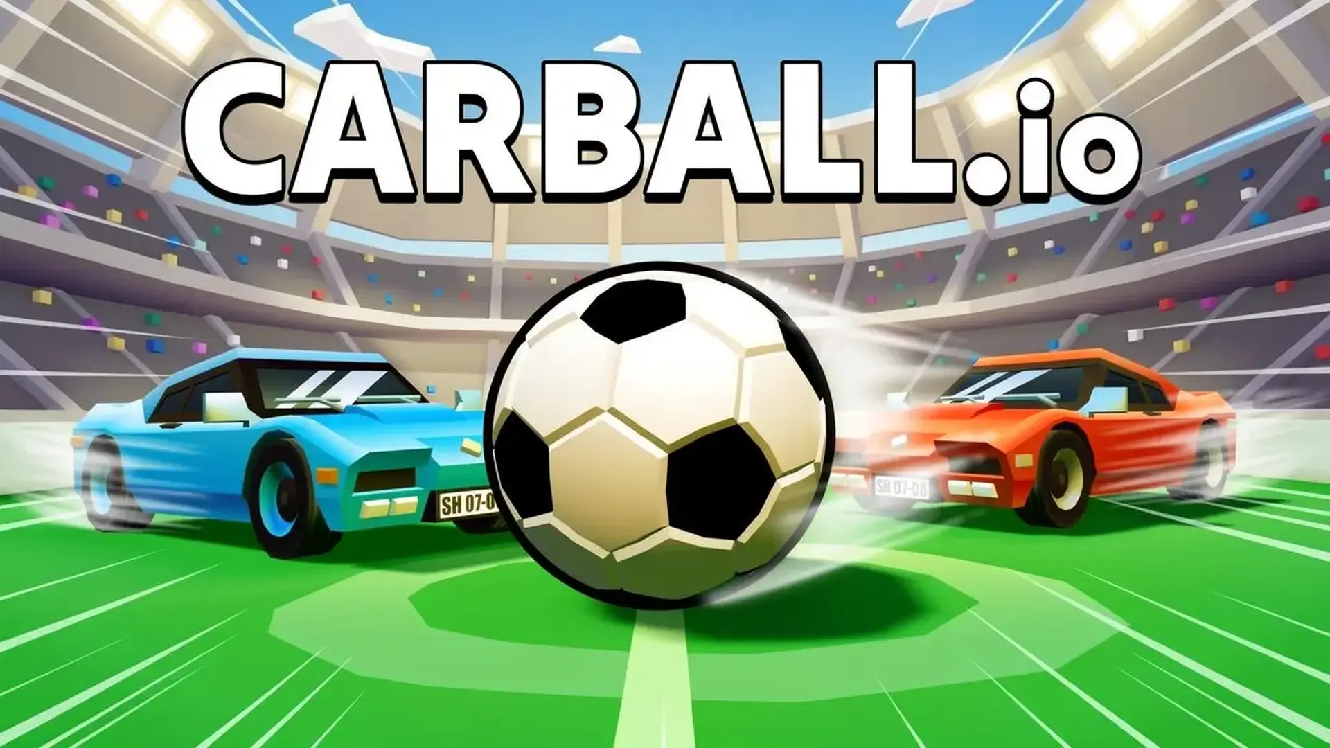 CarBall.io - 极速赛车足球竞技：通过强化赛车性能与华丽漂移，在 3v3 赛场上主宰进球节奏。 游戏