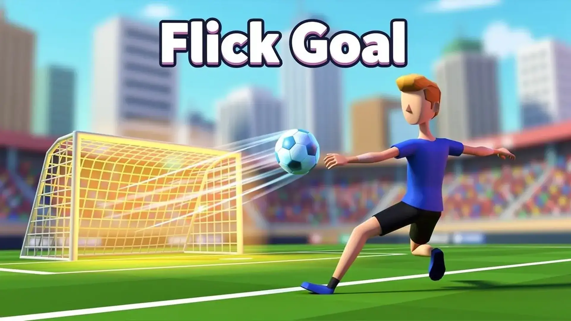 Flick Goal - 沉浸式任意球足球解谜，通过精准划屏，挑战关卡，点燃球场射门激情！ 游戏