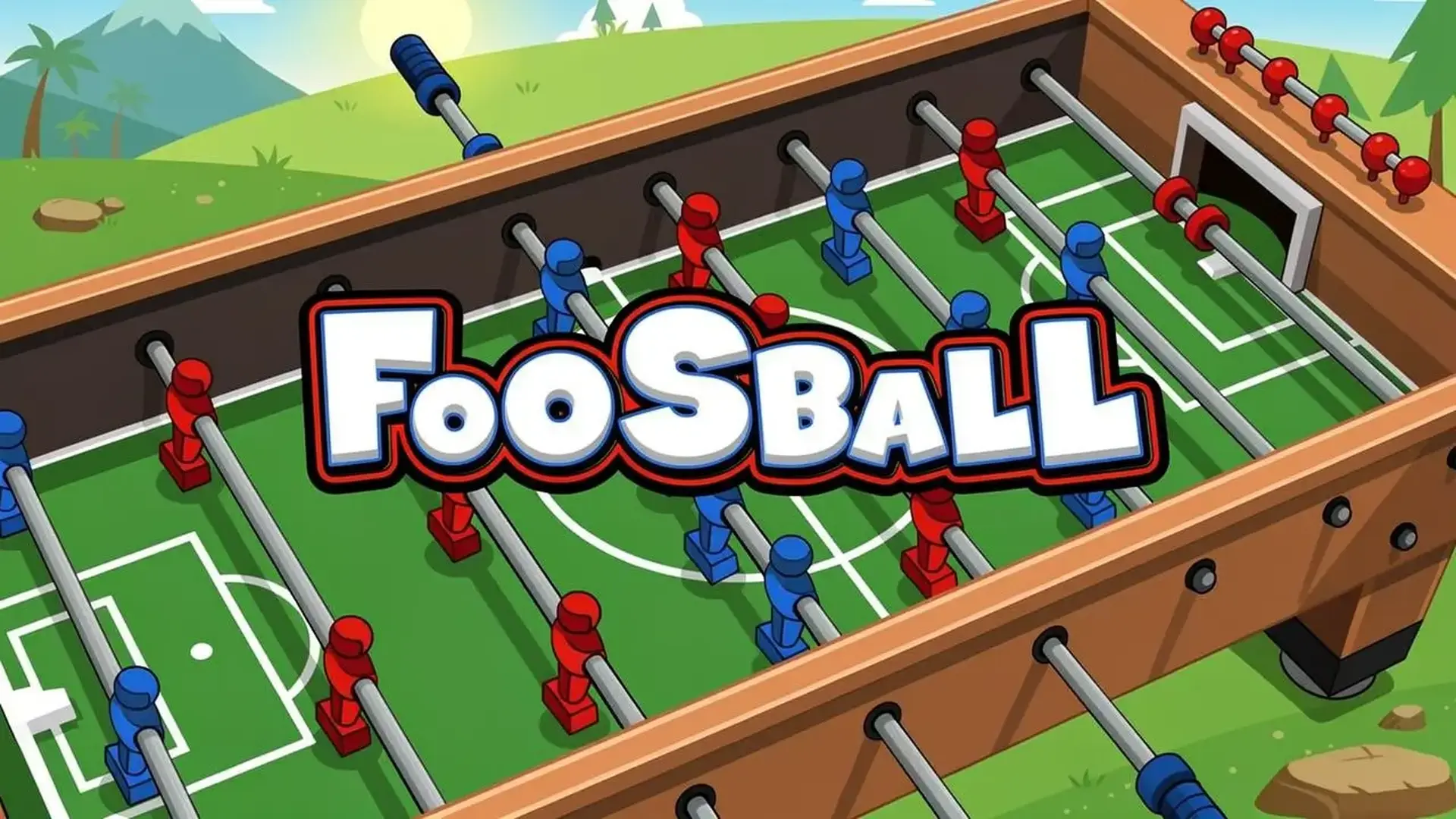 Foosball - 极致桌上足球竞技 在线双人实时对战，智胜好友或AI，磨练技巧，无需下载，免费畅玩！ 游戏