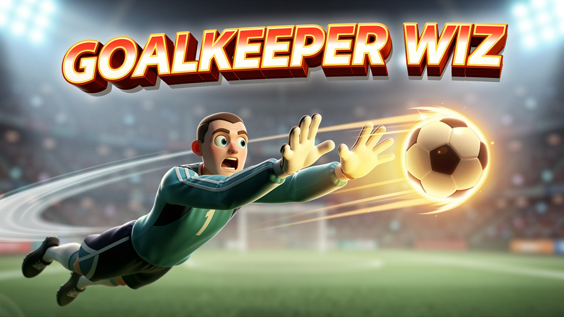 Goalkeeper Wiz - 竞技足球守门模拟：掌握极致鼠标操控，在激烈的点球大战中化身绿茵场守护神，挫败对手，赢取胜利！ 游戏