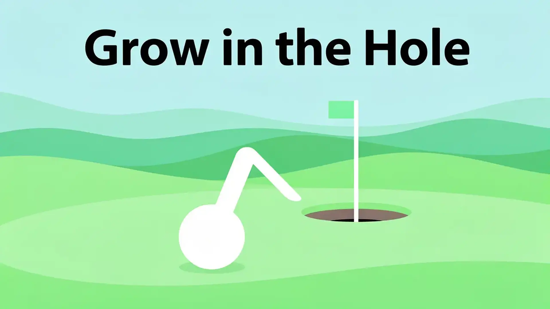 Grow in the Hole - 策略2D物理高尔夫，掌控巨球膨胀，挑战无限创意谜题！ 游戏