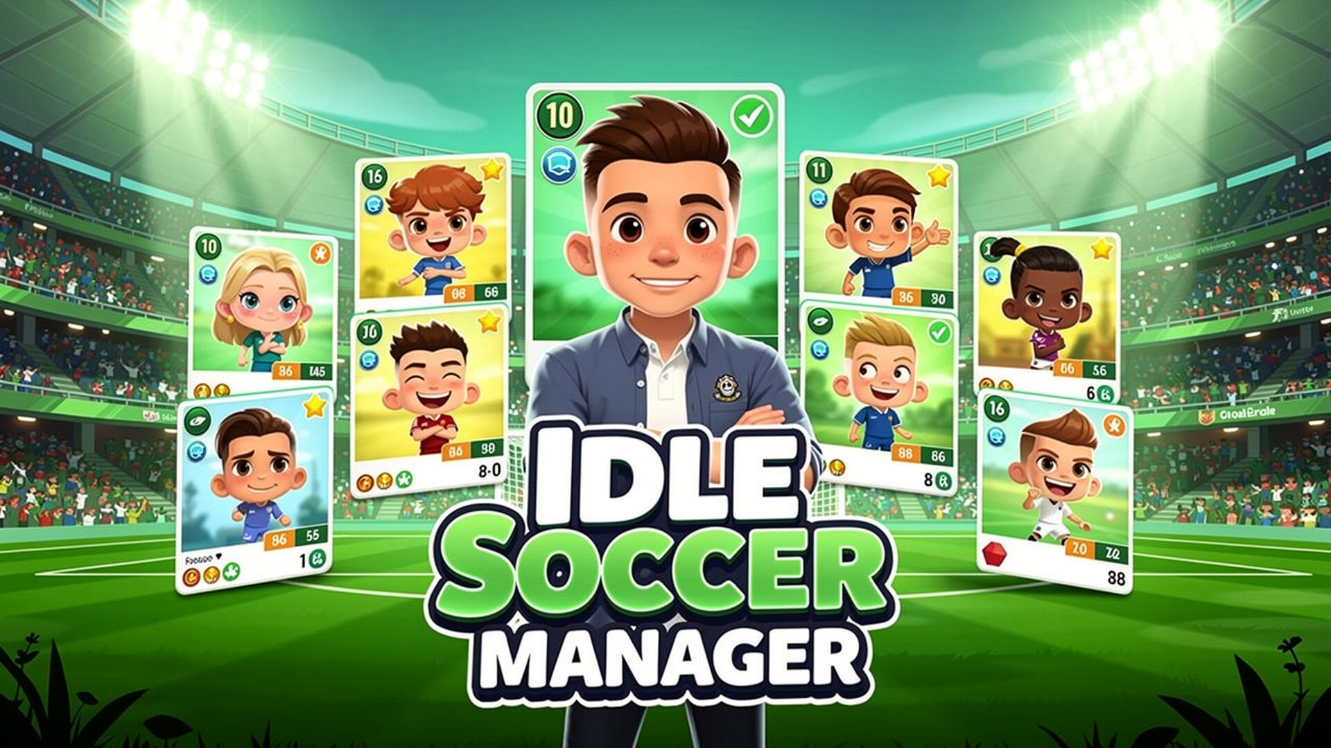 Idle Soccer Manager - 足球模拟经营大作：从零开始组建豪门球队，升级顶级体育场，成就你的绿茵传奇。 游戏