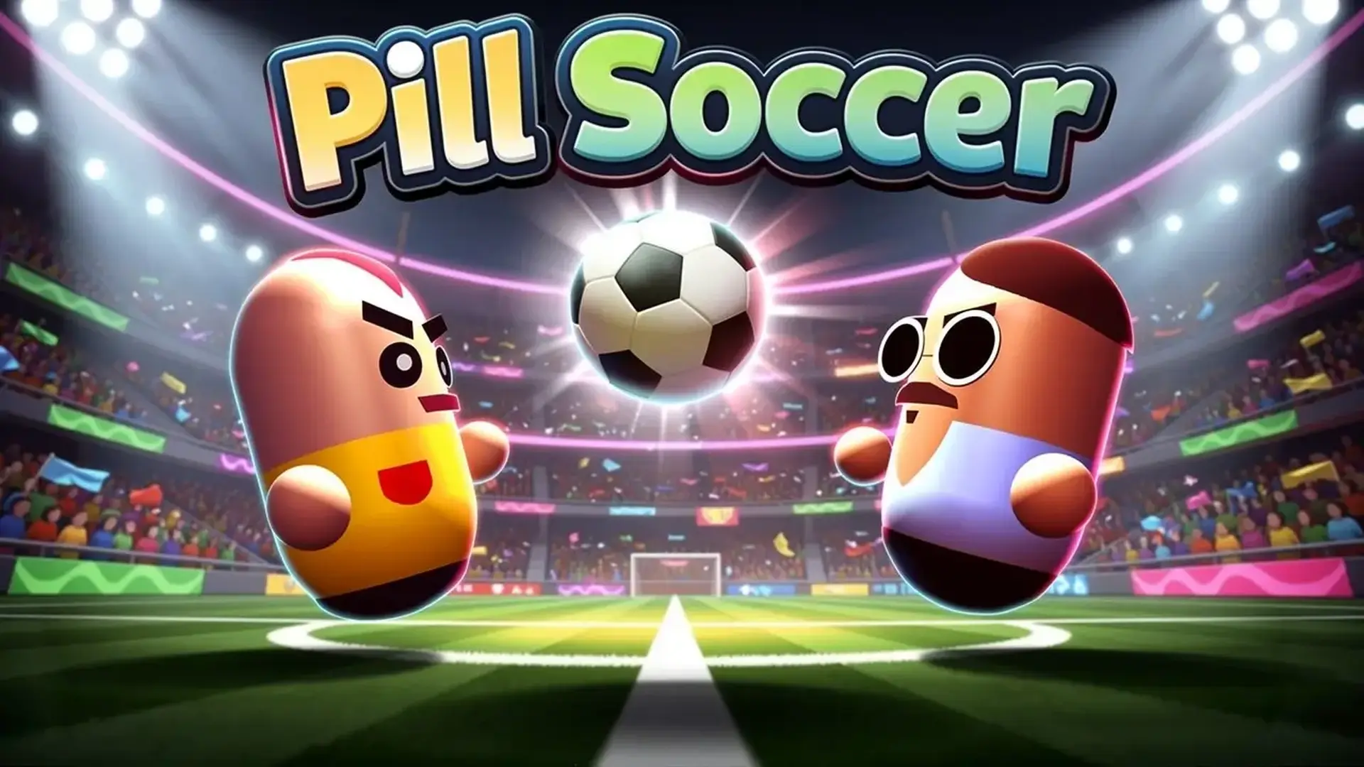 Pill Soccer - 休闲竞技足球：施展华丽必杀技，称霸1v1锦标赛，支持本地双人同屏对战！ 游戏