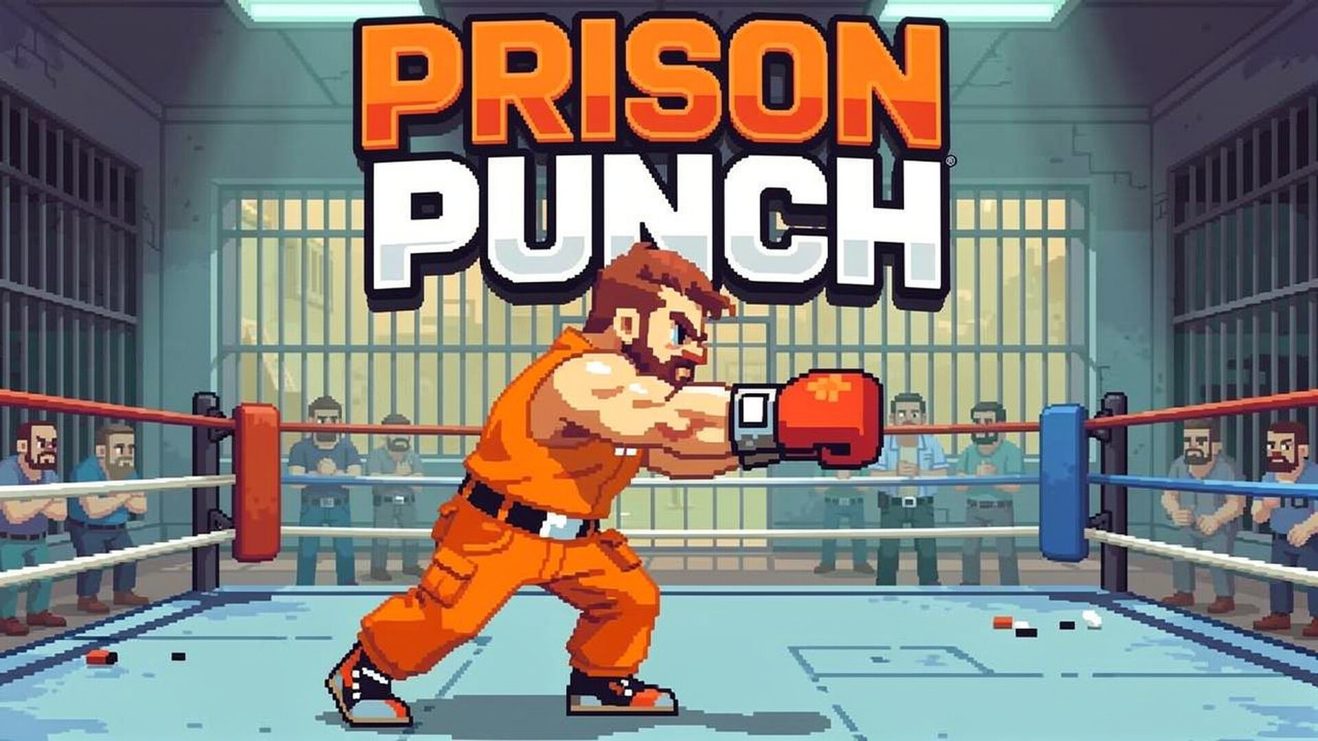 Prison Punch - 硬核像素格斗，训练拳手，策略升级冲破牢笼，夺回自由！ 游戏