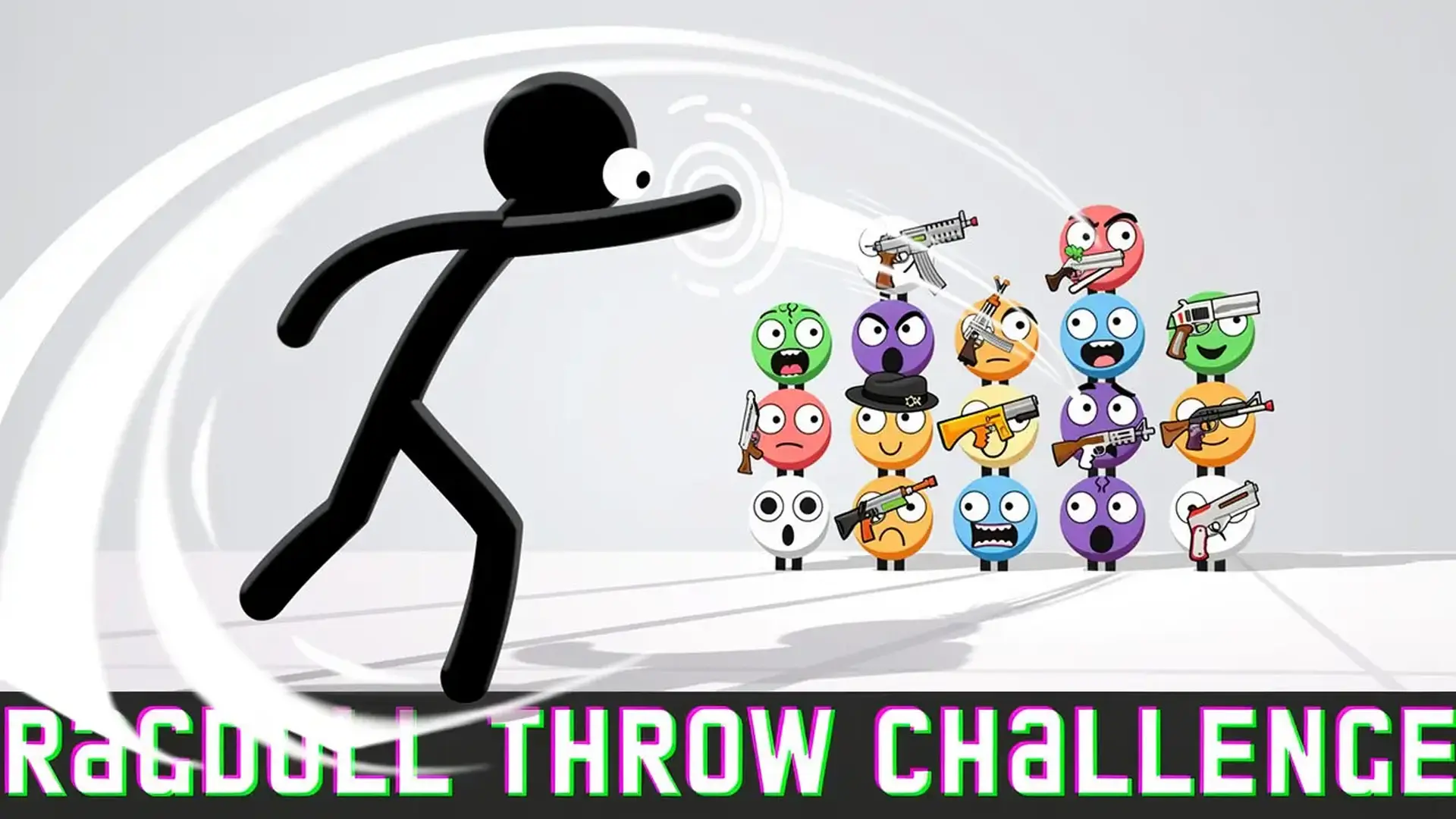 Ragdoll Throw Challenge - jeu de d'arcade physique