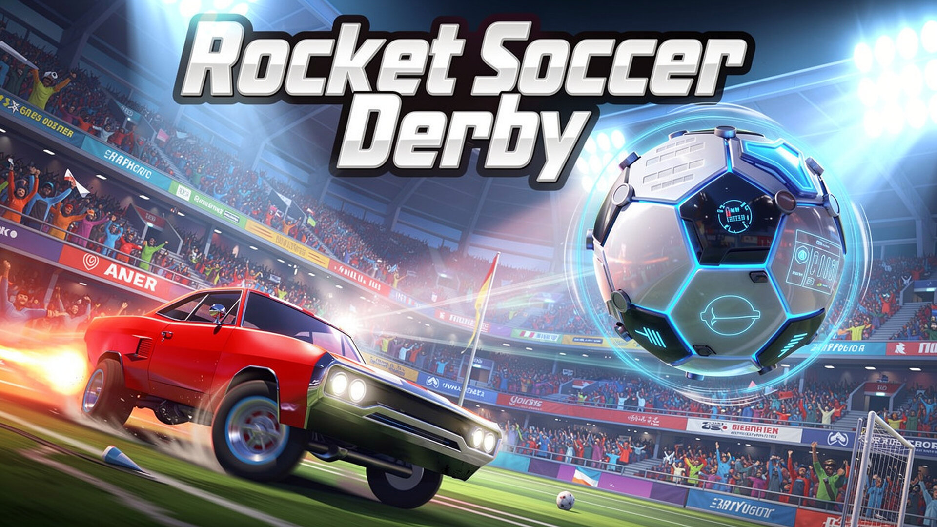 Rocket Soccer Derby - 极限飙车足球：驾驶火箭战车，在线极速碰撞，称霸赛场，射门称王！ 游戏