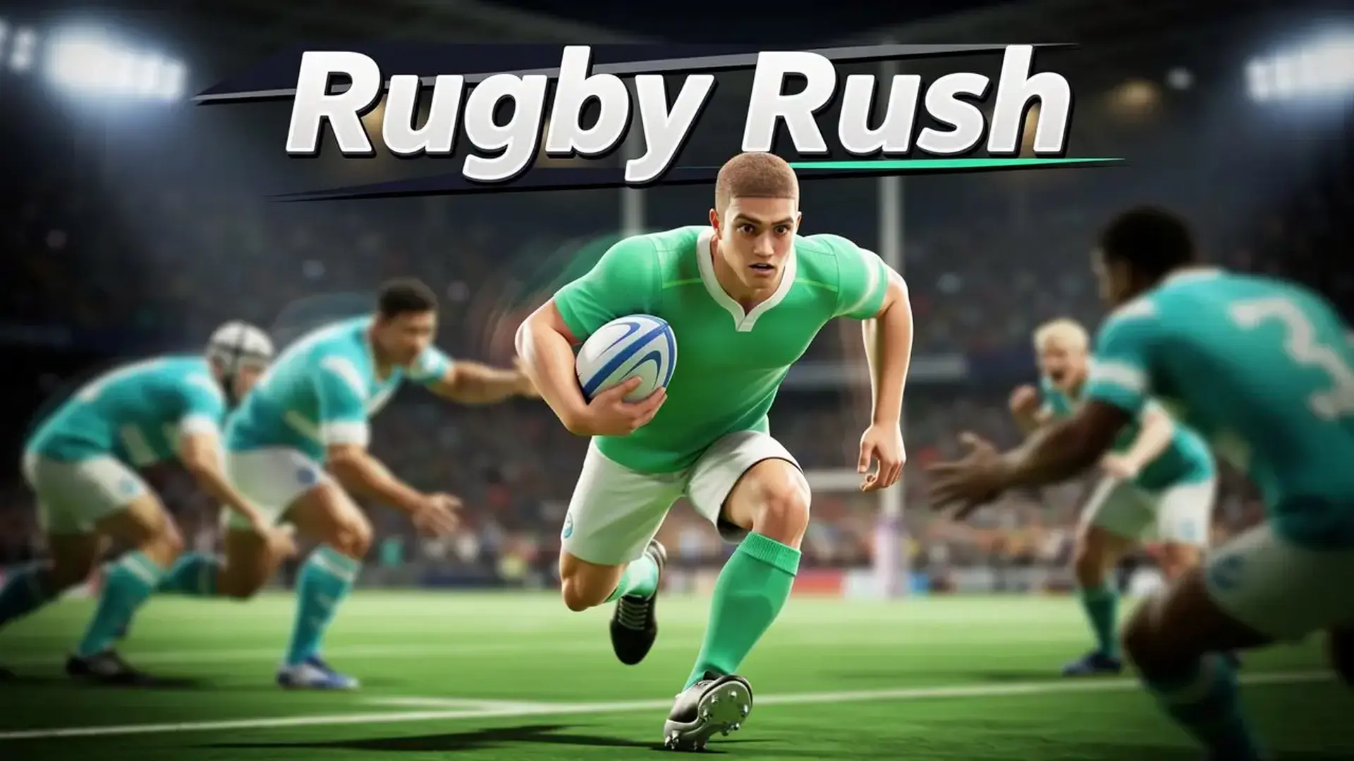 Rugby Rush - 激情橄榄球冲刺跑酷，带你闪避过人、成功达阵，免费在线体验！ 游戏