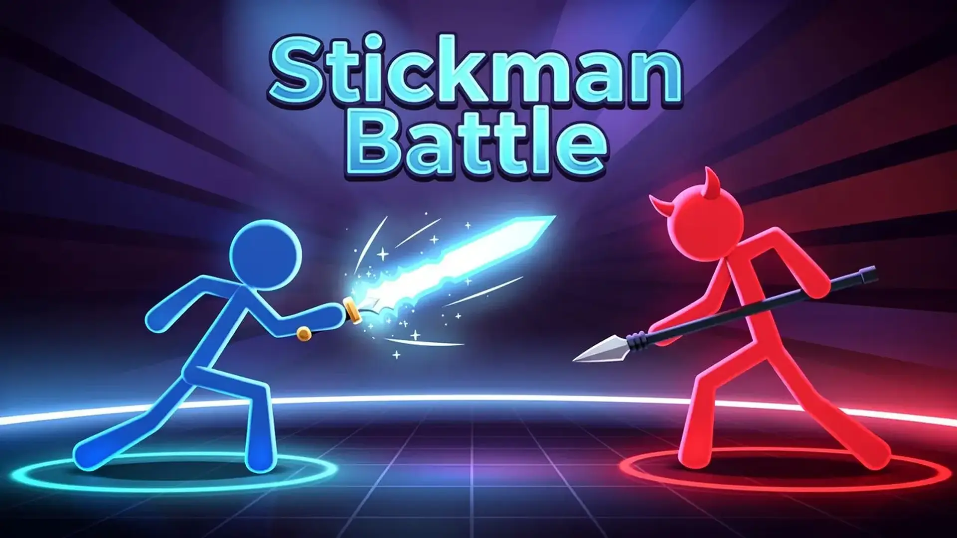 Stickman Battle - 火柴人物理格斗 释放怒火，与好友双人激斗称霸竞技场！ 游戏