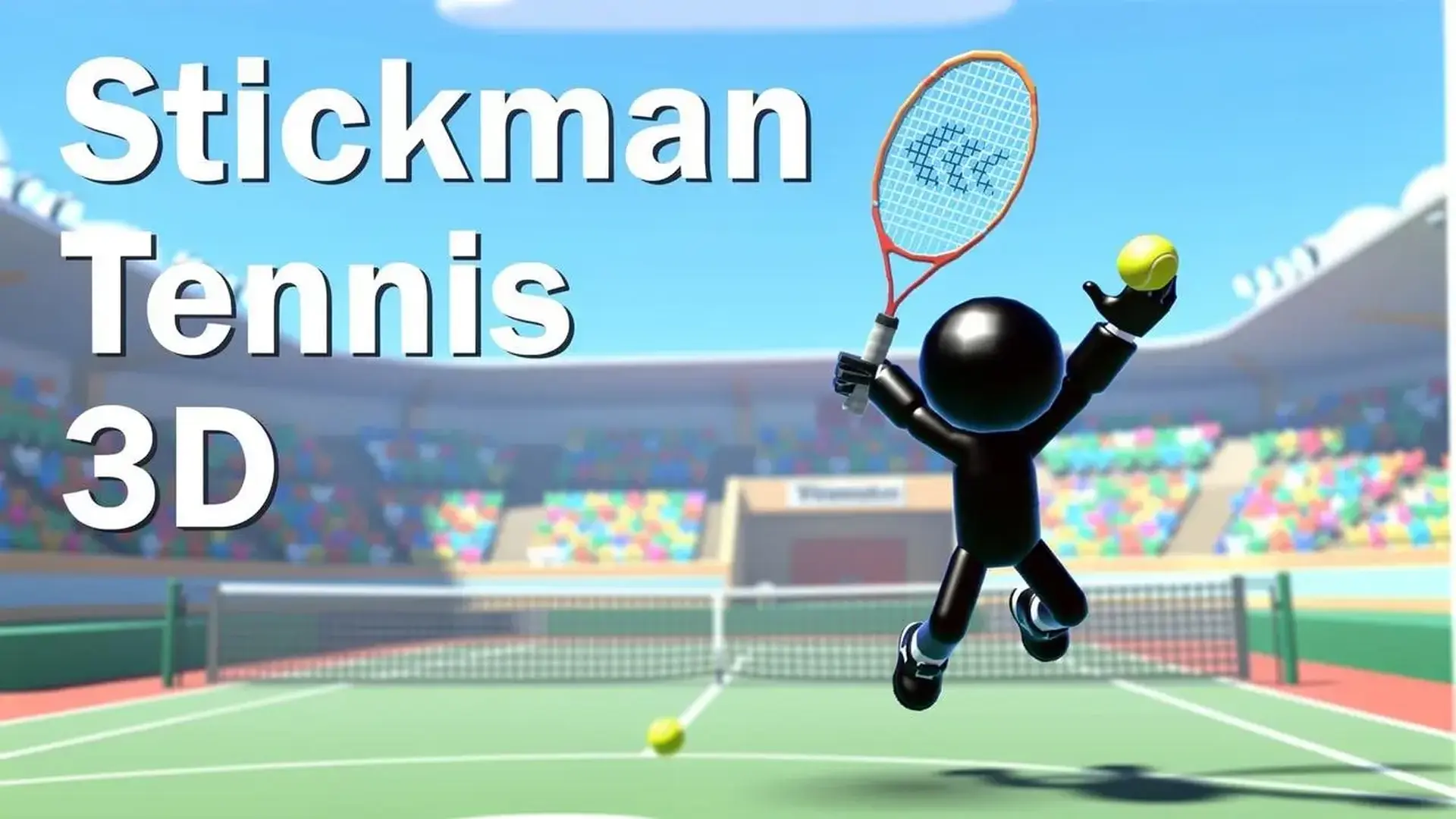 Stickman Tennis 3D - 火柴人3D街机网球 免费定制角色，掌控虚拟赛场，开启极限对决 游戏