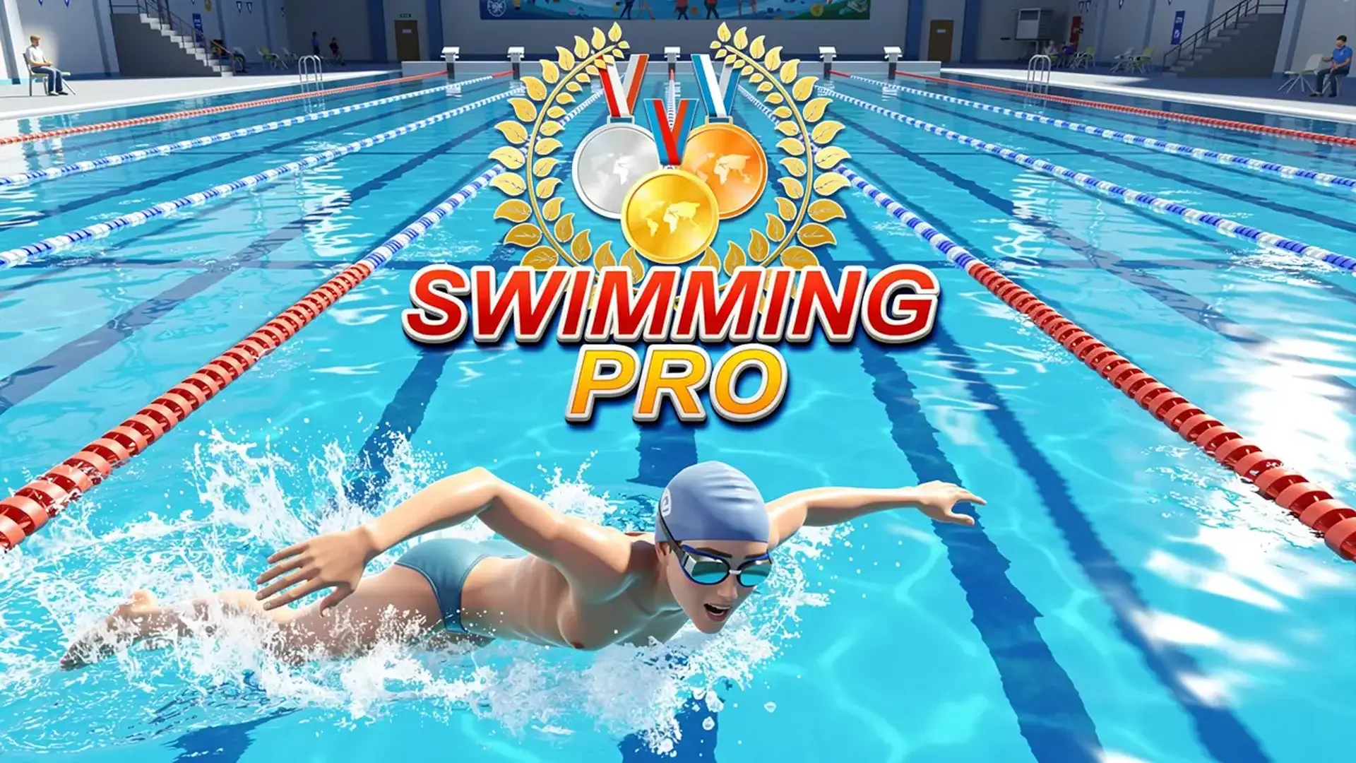 Swimming Pro - 沉浸式游泳竞速游戏：掌握时机，升级技能，体验从菜鸟到世界冠军的巅峰之路！ 游戏