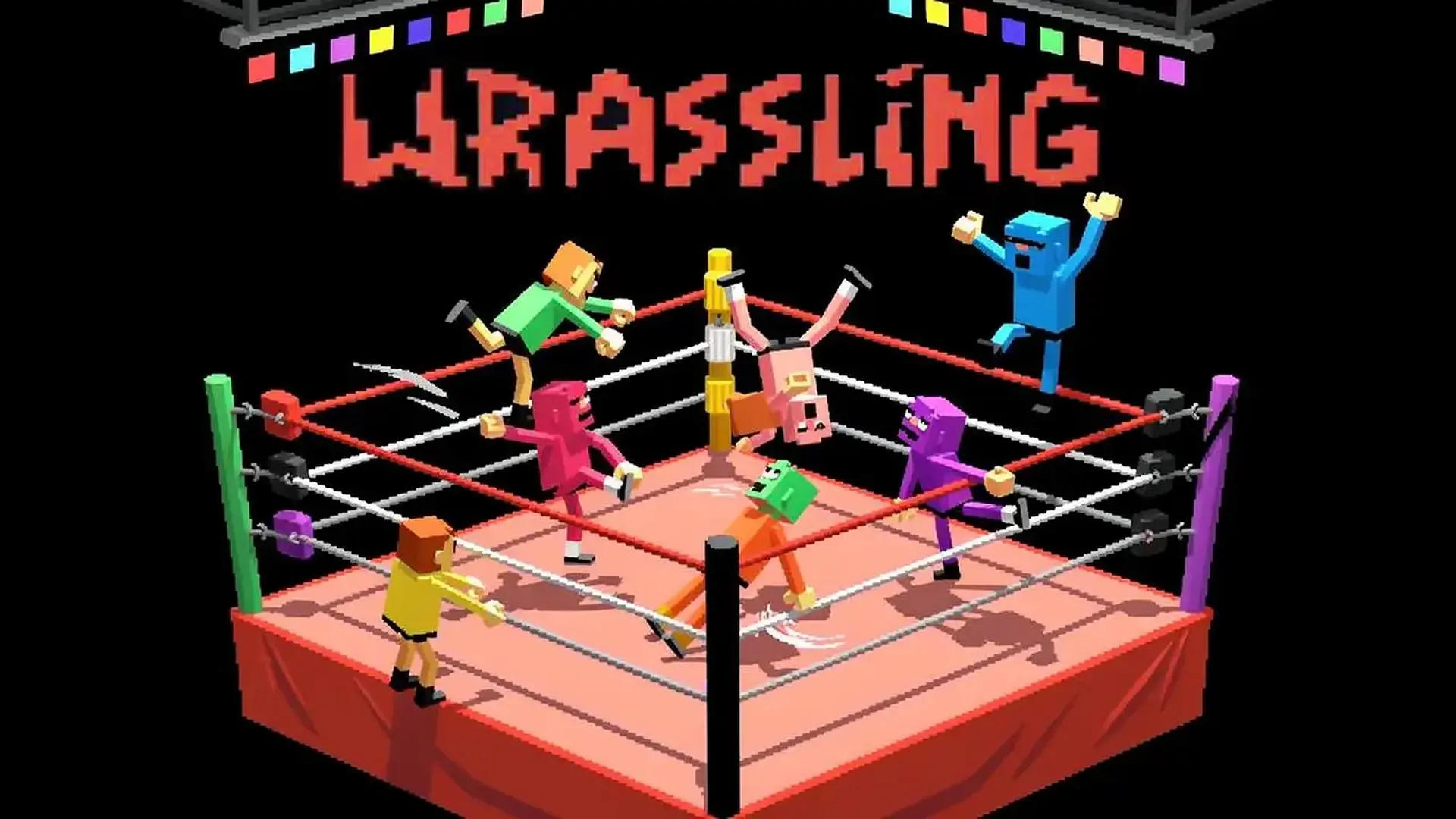 Wrassling - 魔性像素物理摔跤对战，和好友联机爆笑竞技，体验最疯狂的乱斗！ 游戏